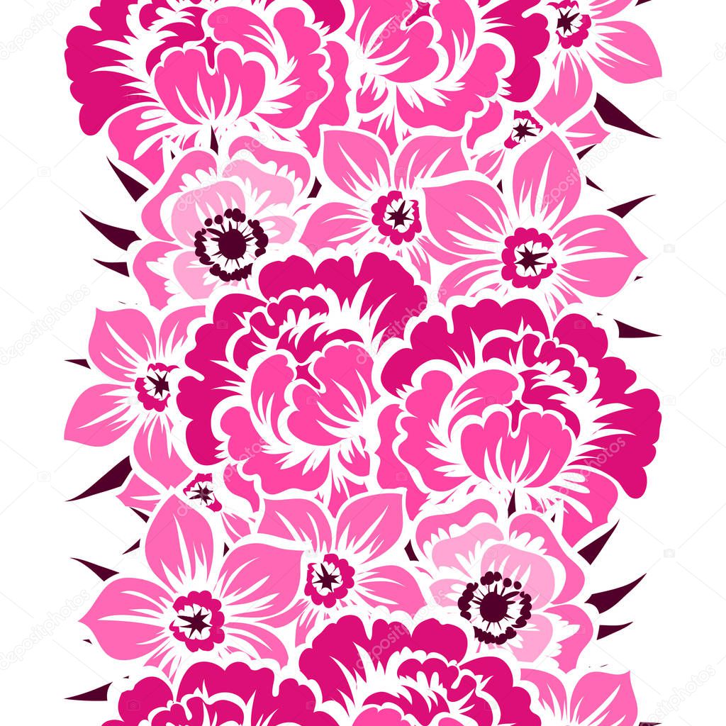 pattern with floral elements