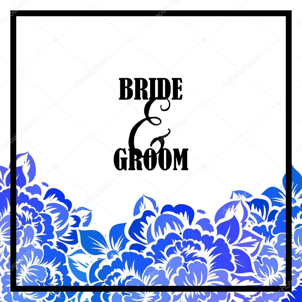 웨딩 꽃 초대장 — 스톡 벡터 © All-about-Flowers #140830512