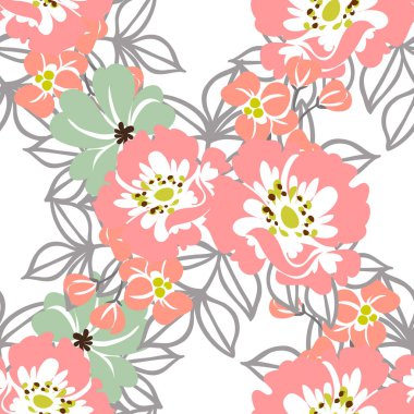 desen çiçek öğeleri