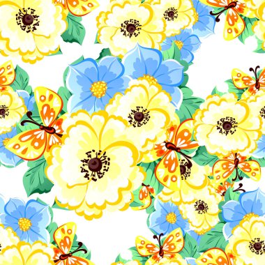 desen çiçek öğeleri