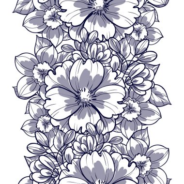 desen çiçek öğeleri