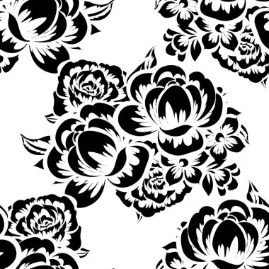 Sorunsuz güzel çiçek desenli