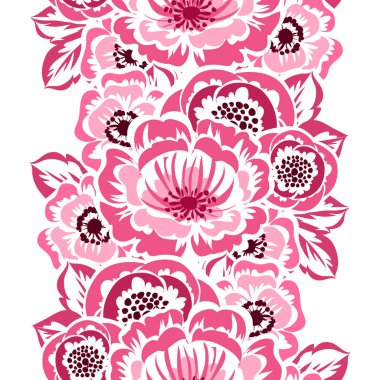 Sorunsuz güzel çiçek desenli