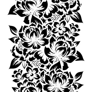 Sorunsuz güzel çiçek desenli