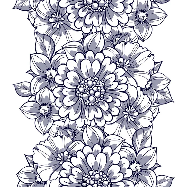 Sans couture beau motif floral — Image vectorielle