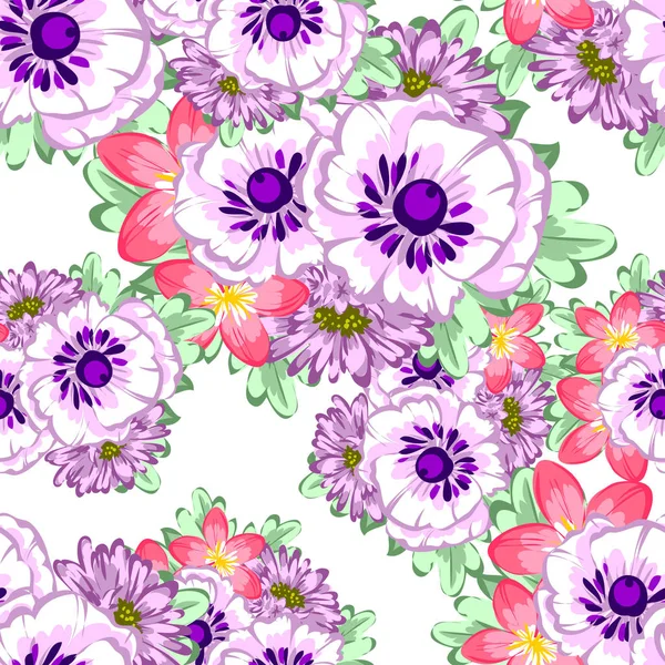 Sorunsuz güzel çiçek desenli