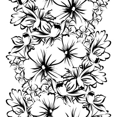 Kusursuz çiçek deseni