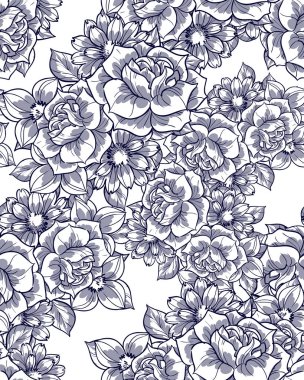 Kusursuz çiçek deseni