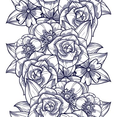 Kusursuz çiçek deseni