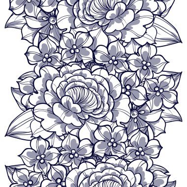 Kusursuz çiçek deseni