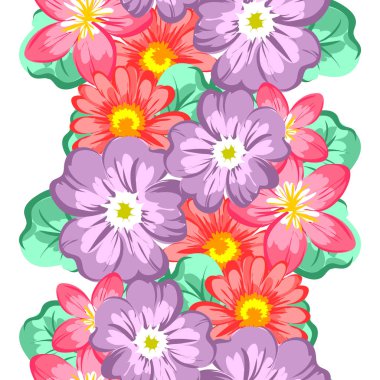 Sorunsuz güzel çiçek desenli