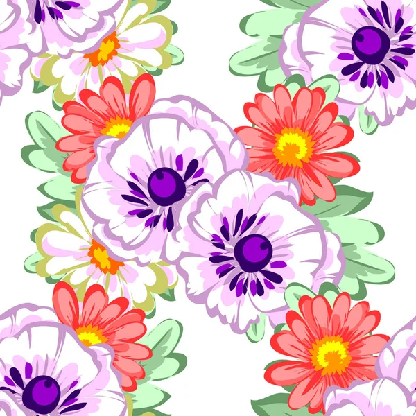 Sorunsuz güzel çiçek desenli