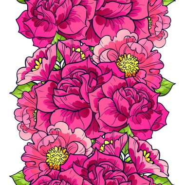 Sorunsuz güzel çiçek desenli