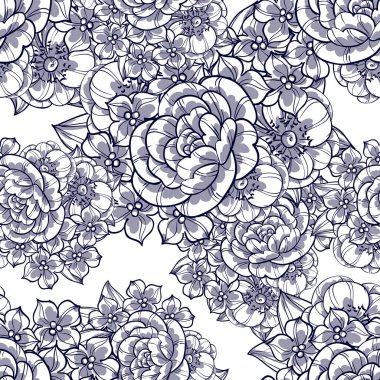 Kusursuz çiçek deseni