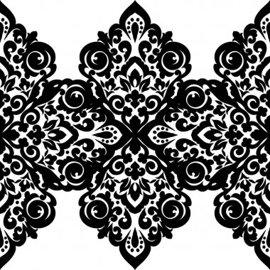 Kusursuz tek renkli süsleme deseni