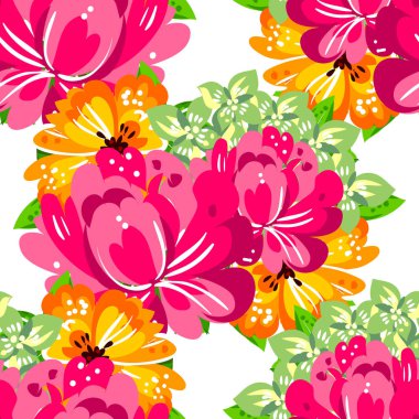 Çiçekli düğün davetiyesi.