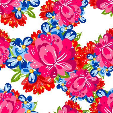 Çiçekli düğün davetiyesi.