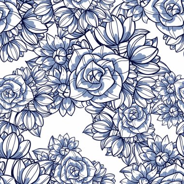 Kusursuz çiçek deseni