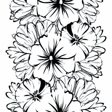 Kusursuz çiçek deseni