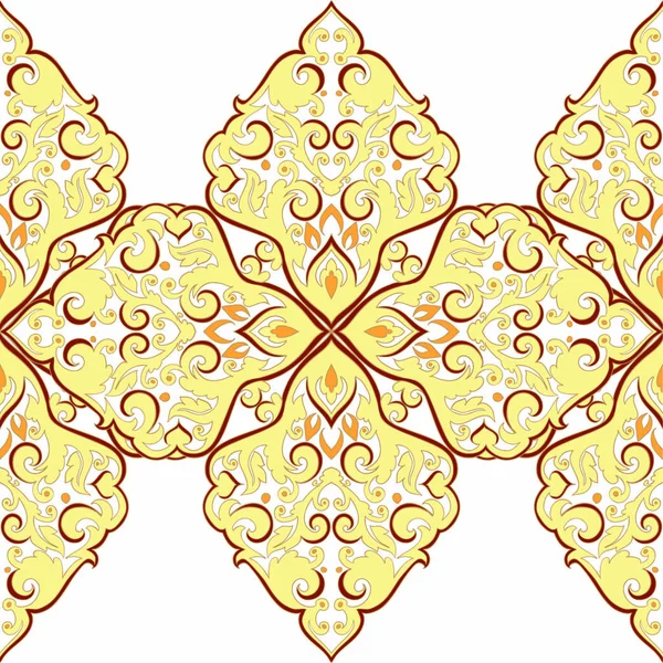 Kusursuz tek renkli süsleme deseni