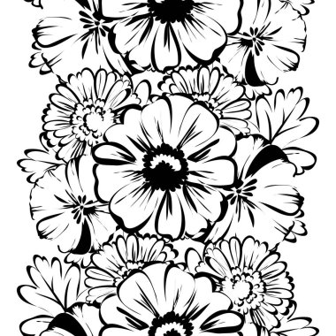 Kusursuz çiçek deseni