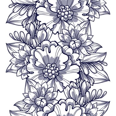 Kusursuz çiçek deseni