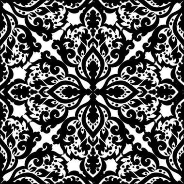 Kusursuz tek renkli süsleme deseni