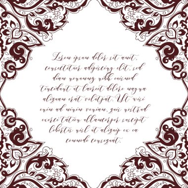 Tek renkli sanat davetiye