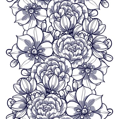 Kusursuz çiçek deseni