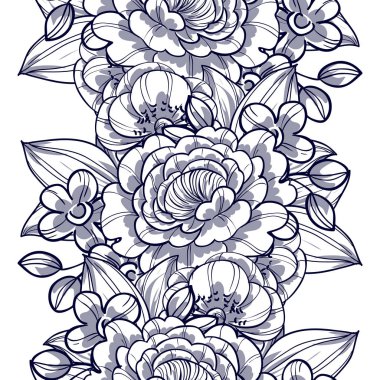 Kusursuz çiçek deseni