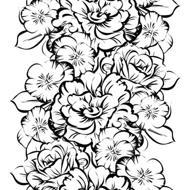 Kusursuz çiçek deseni