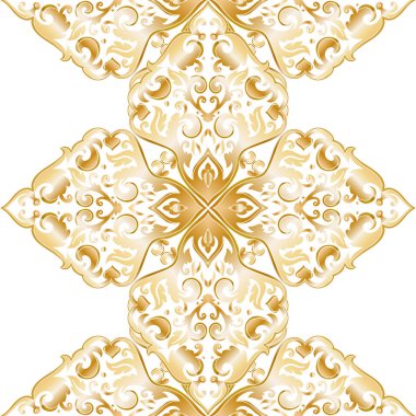 Kusursuz tek renkli süsleme deseni