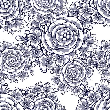 Kusursuz çiçek deseni