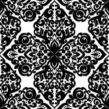 Kusursuz tek renkli süsleme deseni