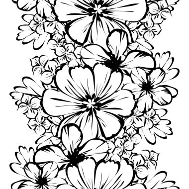 Kusursuz çiçek deseni