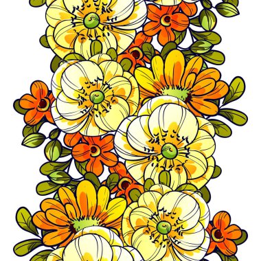 Kusursuz çiçek deseni