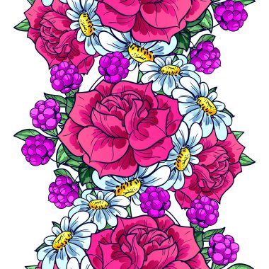 Kusursuz çiçek deseni