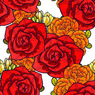 Kusursuz çiçek deseni