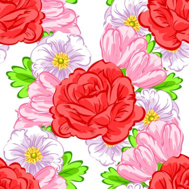 Kusursuz çiçek deseni