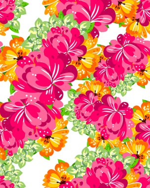 Kusursuz çiçek deseni