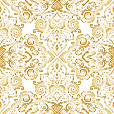 Kusursuz tek renkli süsleme deseni