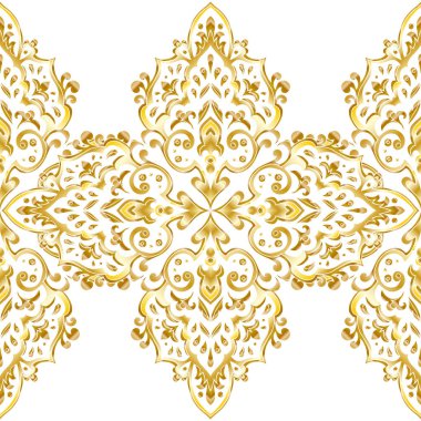 Kusursuz tek renkli süsleme deseni