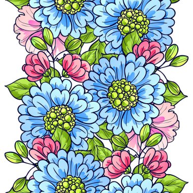 Kusursuz çiçek deseni