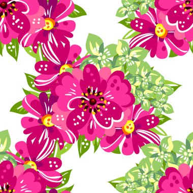 Kusursuz çiçek deseni