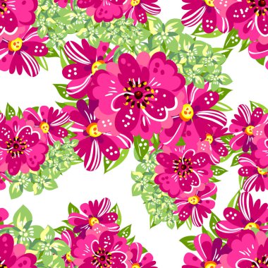 Kusursuz çiçek deseni