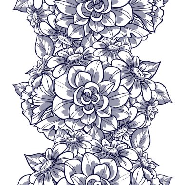 Kusursuz çiçek deseni