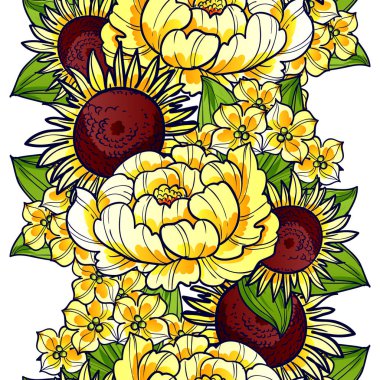 Kusursuz çiçek deseni