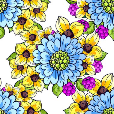 Kusursuz çiçek deseni