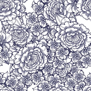 Kusursuz çiçek deseni