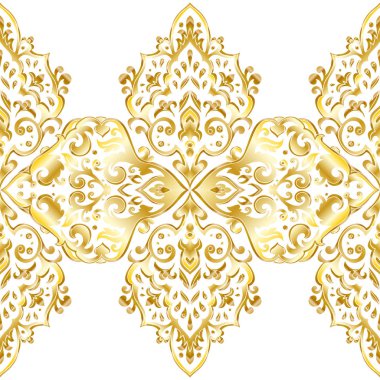 Kusursuz tek renkli süsleme deseni